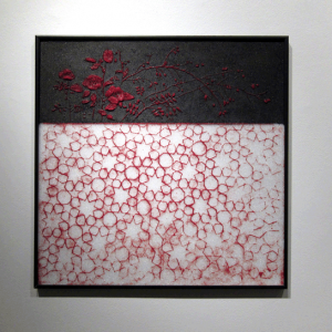 Maret Sarapu "Red rose" 2011; 48 x 48cm